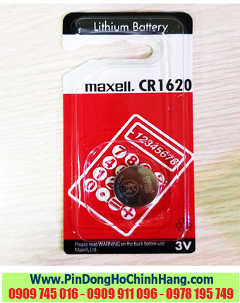 Pin Maxell CR1620-BP1 (Vỉ 01viên)